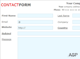 ASP Flash Iletisim Formu - HTML Kullanilabilir [ASP Flash Contact Form with HTML Label]